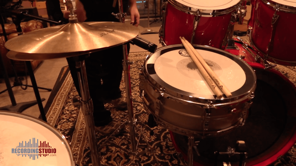 Shure SM57 on snare drum